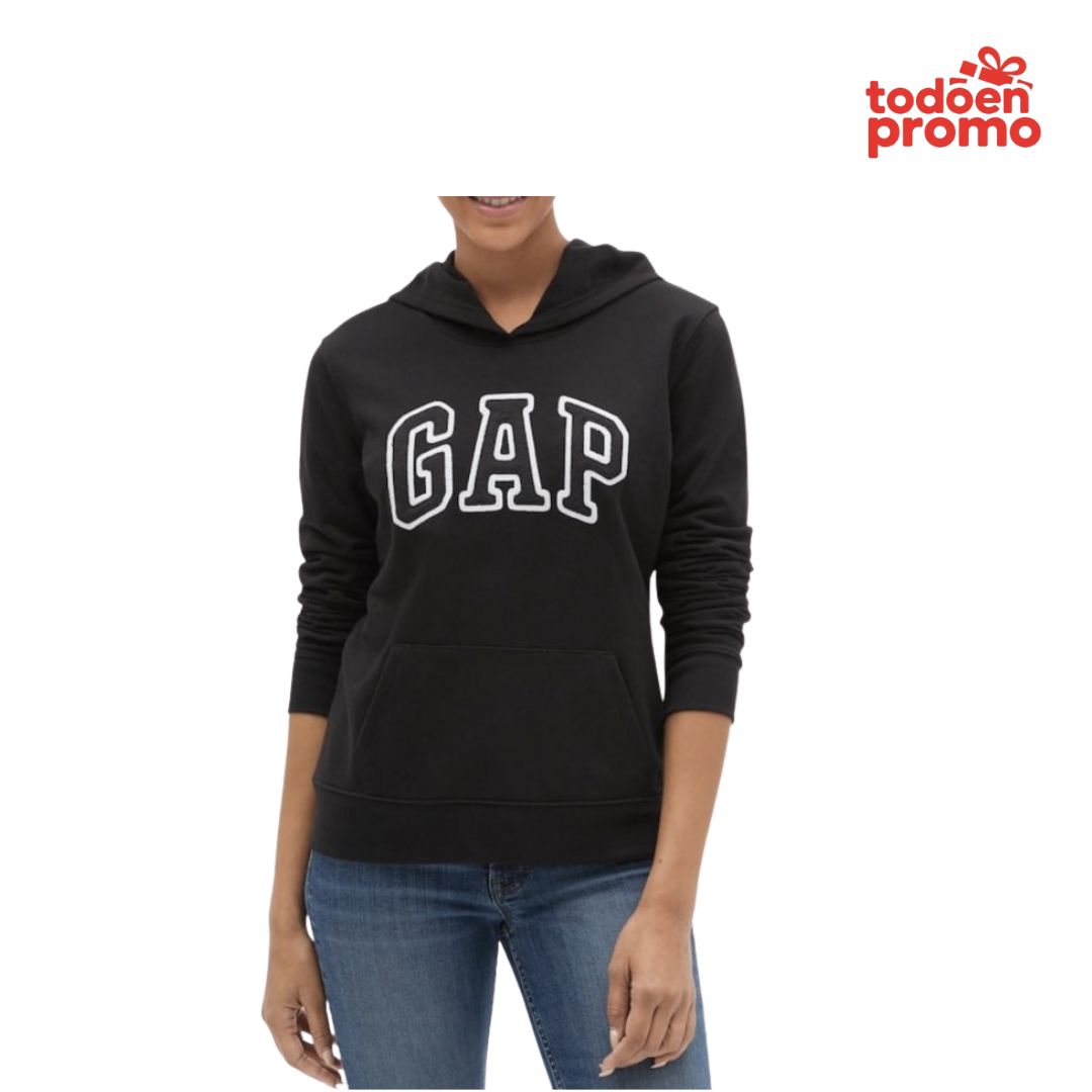 Polerón Logo sin Cierre GAP negro talla M