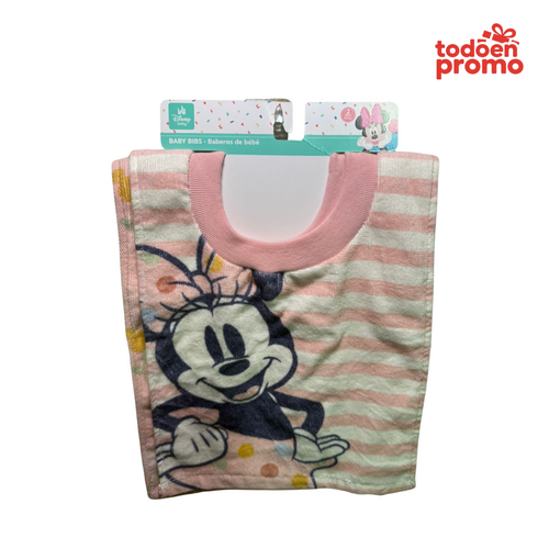 Pack de 2 unidades baberos Disney - niña