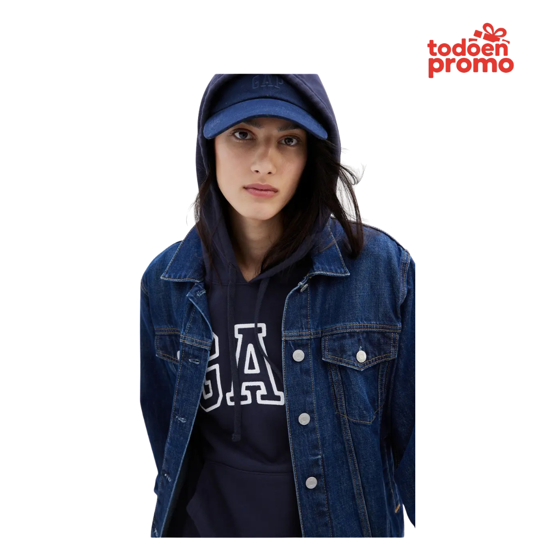 Polerón Logo sin Cierre GAP azul talla M