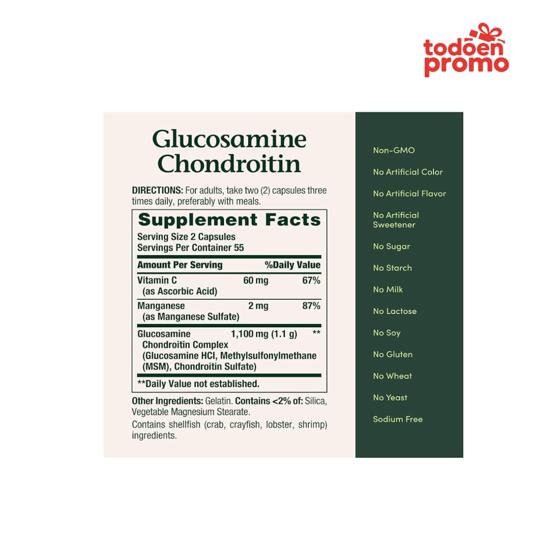 GLUCOSAMINE CHONDROITIN X110 CAP