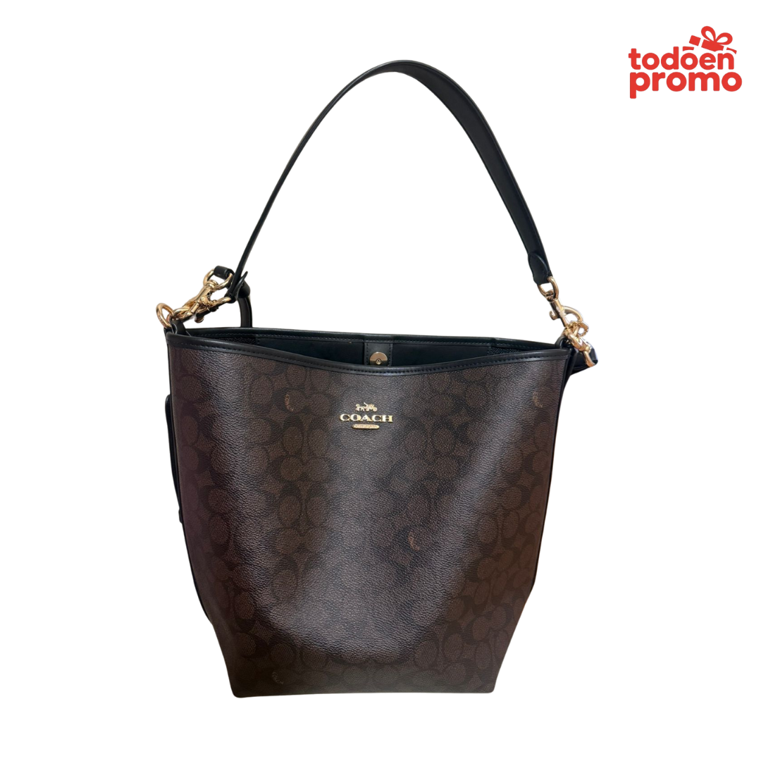 Cartera COACH WALNUT BLACK | Original de USA