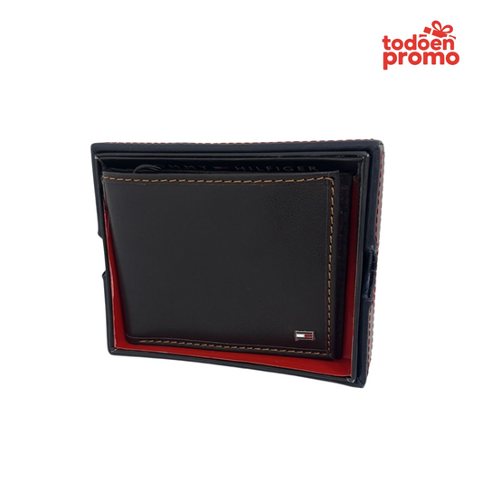 Billetera Tommy Hilfiger marrón| Original de USA