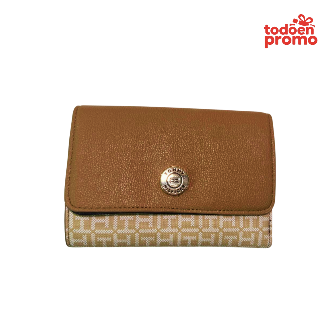 Billetera Tommy Hilfiger Mediano Beige mujer | Original de USA