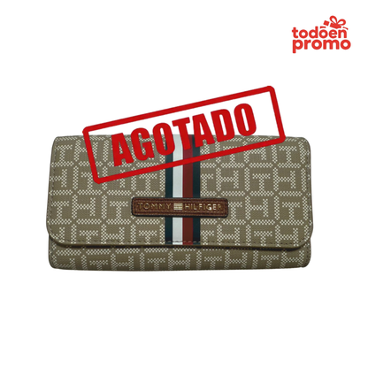 Billetera Tommy Hilfiger Beige Grande | Original USA